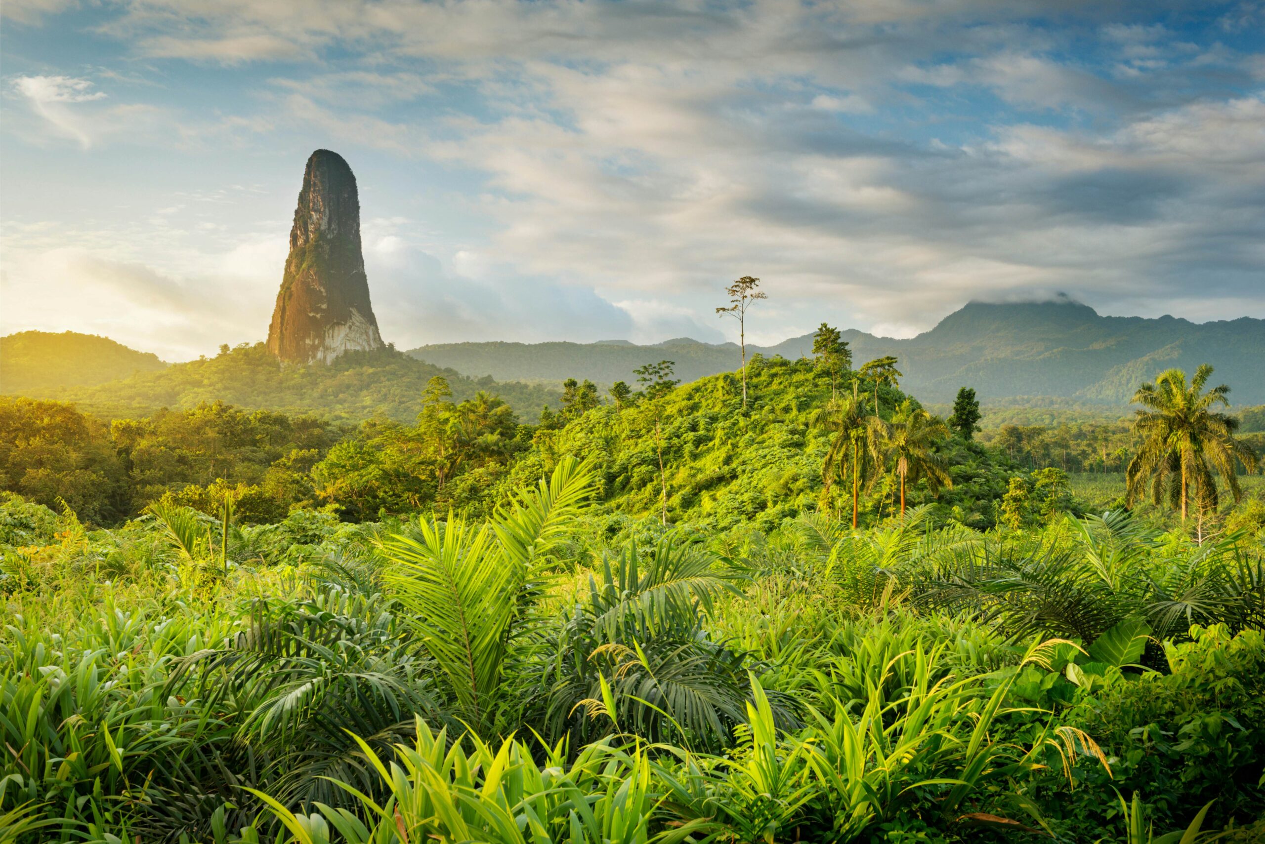 Image of Cão Grande Peak in Sao Tome and Prinicipe